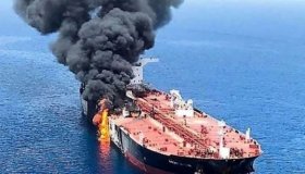 В Азовском море взорвался нефтяной танкер